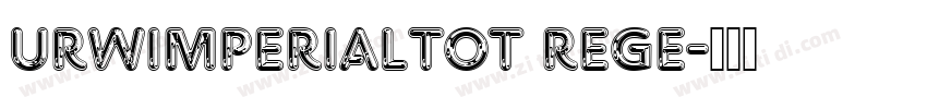 URWImperialTOT RegE字体转换